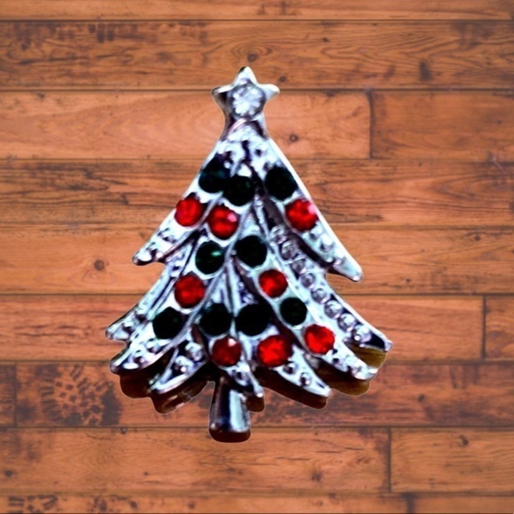 Christmas Tree Snap Button